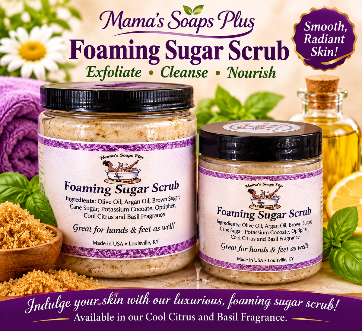 Foaming Sugar Scrub